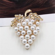 Broche - vindrueklase perle